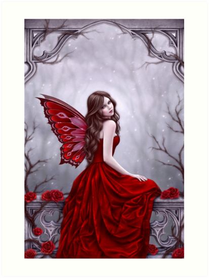 Illustration Fantasy, Rose Fairy, Fairy Dragon, Fairy Pictures, Winter Rose, Fairy Artwork, Love Fairy, Fairies Elves, Butterfly Fairy