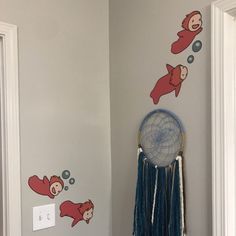 Mei Kusakabe, Studio Ghibli Crafts, Soot Sprites, Room Wall Painting, Im Proud Of You, Nursery Room Inspiration, Thanks For Everything, Wall Drawing, Anime Room