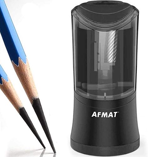 Amazon.com : AFMAT Long Point Pencil Sharpener, Artist Electric Pencil Sharpener, Charcoal Pencil Sharpener, Art Pencil Sharpener for 6-9.6mm Large Pencils, Rechargeable Pencil Sharpeners for Art Pencils-Black : Office Products Whiteboard Sticker, Writing & Drawing Instruments, Electric Sharpener, Pencil Inspiration, Electric Pencil Sharpener, Instruments Art, Artist Pencils, Charcoal Pencil, Pencil Sharpeners