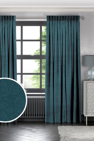 Dark Blue Curtains Living Room, Blue Curtains Living Room, Dark Blue Curtains, Lounge Curtains, Blue Lounge, Stylish Curtains, Blue Curtains, Blue Tone, Ink Blue