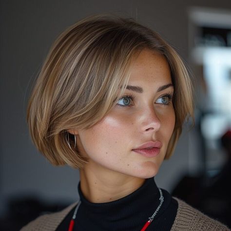 50 Amazing Short Bob Haircuts with Bangs French Bob Long Bangs, Layered French Bob With Bangs, Bob With Face Framing Layers Short Hair, Short Bob Long Bangs, Short Bob With Long Bangs, Face Framing Bob With Bangs, Face Framing Short Hair, French Bob Short, Short Hair With Long Bangs