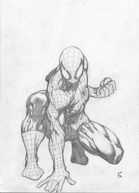 Spidermam Spiderman Landing Pose, Landing Pose Drawing, Landing Pose Reference, Superhero Landing Pose, Landing Pose, Superhero Landing, Comic Pencils, Superhero Poses, Superhero Sketches