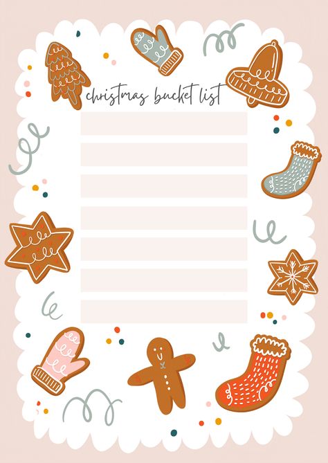 Christmas List Printable Aesthetic, Christmas Bucket List Template, Xmas To Do List, Christmas To Do List Printable, Christmas List Outline, Christmas List Background, Christmas Wishlist Template Aesthetic, Christmas List Template Aesthetic, List Do Mikołaja Aesthetic