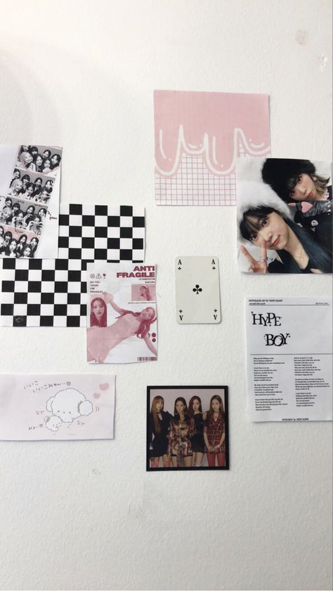 Kpop Wall Collage, Kpop Wall, Desk Aesthetic, Room Inspired, Kpop Shop, Ideas Room, Room Goals, Collage Wall, April Showers