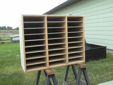 wooden paper sorter plans Student Mailboxes, Classroom Mailboxes, 1st Grade Classroom, Paper Sorter, Wooden Mailbox, Diy Mail, Art Classroom Management, Project Paper, Diy Mailbox