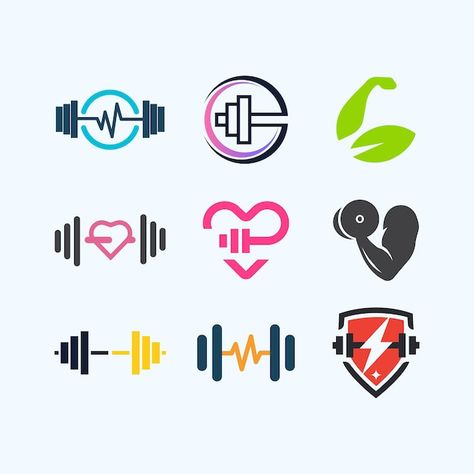 Fitness Apparel Logo, Gym Logo Design Ideas Style, Gym Logos Ideas, Fit Logo Design, Logo Moda Fitness, Fitness Marketing Ideas, Fitness Logo Design Ideas, Gym Logo Design Ideas, Fitness Symbol