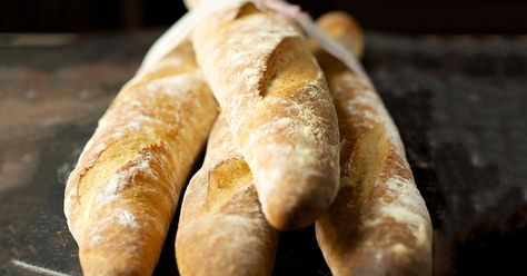 Easy food processor kneaded French bread. Food Processor Bread, Kitchen Long, Recipe Photo, Yeast Breads, Big Bubbles, King Arthur Flour, Baking Bread, Flour Recipes, French Bread