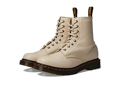 Martens Outfit, Dr Martens 1460 Pascal, Doc Martens Outfit, Doc Martens Boots, Eye Silhouette, Beige Outfit, Retro Punk, Goodyear Welt, Calf Boots