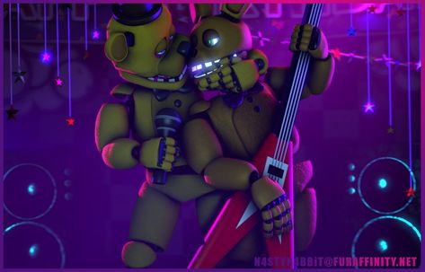 Springtrap Sfm, Fnaf Wallpaper, Fnaf Sfm, Spring Bonnie, Freddy 3, Fnaf Book, Deer Doll, Fnaf Freddy, Toy Bonnie