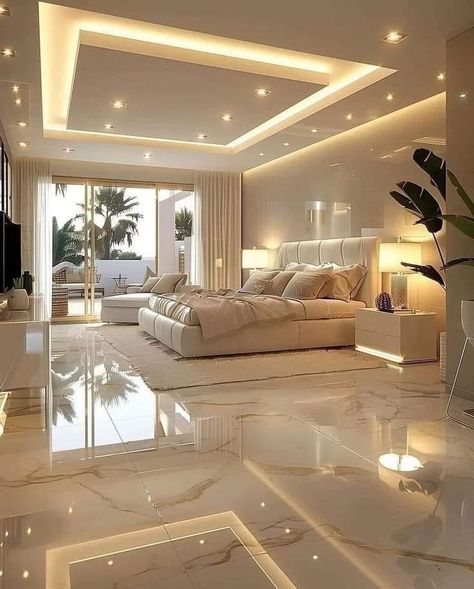 Dream Bedroom Luxury, Architecture Bedroom, Bedroom Interior Design Luxury, Interior Design Your Home, Modern Luxury Bedroom, Luxury Bedroom Design, Luxury House Interior Design, Dream Apartment Decor, Bedroom False Ceiling Design