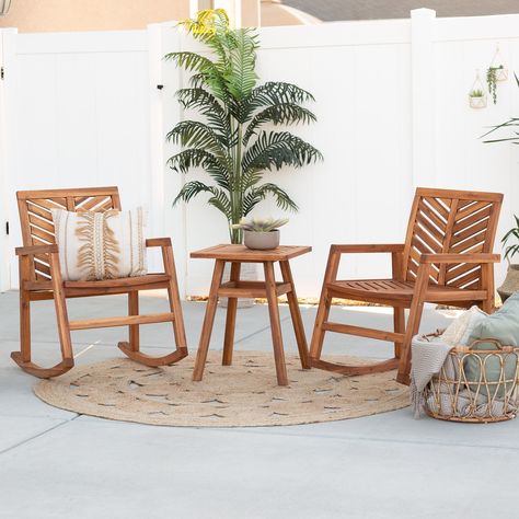 Front Porch Chairs, Front Porch Furniture, Outdoor Rocking Chair, Rocking Chair Porch, Porch Chairs, Wood Rocking Chair, Rocking Chair Set, Porch Furniture, Patio Rocking Chairs