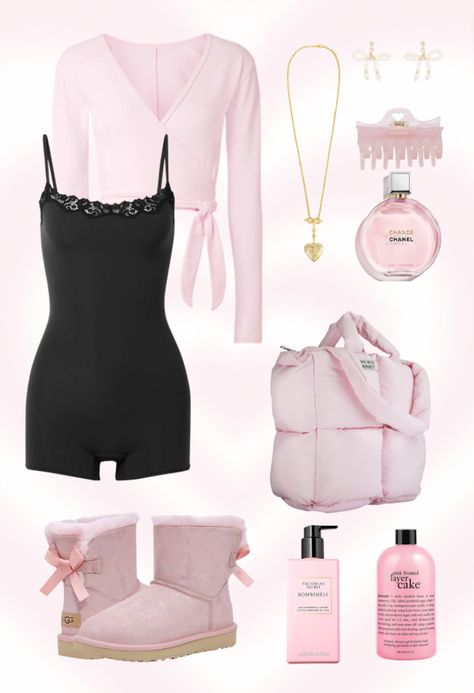 Girly Ballet Outfits, Pink Balletcore Outfits, Main Event Outfit, Ballet Core Style, Pink Fit Aesthetic, Balletcore Workout Outfits, Ballet Core Clothes, Balletcore Fashion Aesthetic, Ballet Clothes Aesthetic