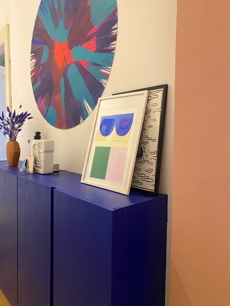 Yves Klein Blue Furniture, Ivar Painted Ikea, Painted Ikea Furniture, Painted Ivar, Ikea Ivar Painted, Ikea Paint, Ivar Ikea, Painting Ikea Furniture, Yves Klein Blue