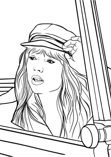 Taylor Swift Coloring Page | Free Taylor Swift Printable Coloring pages for kids #coloringpagesforkids Coloring page for kids #coloringpageforkids Kids coloring page #kidscoloringpage 9.329 Taylor Swift Coloring Pages Reputation, Taylor Swift Coloring Pages Printable, Swiftmas Party, Taylor Swift Colouring Pages, Coloring Pages Taylor Swift, Taylor Swift Drawing Easy, Taylor Swift Printable, Taylor Swift Coloring Pages, Taylor Swift Red Album