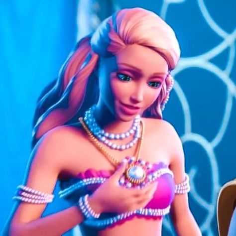 Barbie Pearl Princess Lumina, Barbie And The Pearl Princess, Barbie Pearl Princess, Pearl Princess, Mermaid Ideas, Princess Charm School, Mermaid Barbie, Barbie Fairytopia, Barbie Aesthetic