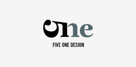 Five One Design Minimalist Concept, Inspiration Typographie, Business Apps, Fiverr Logo, Typographic Logo Design, Clever Logo, Website Business, Text Logo Design, Modern Food