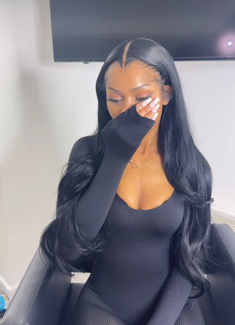 Lace Front Body Wave, Frontal Wig Hairstyles, Quick Natural Hair Styles, Glueless Wigs, Glueless Wig, Hair Mousse, Flat Iron Hair Styles, Hair Laid, Dope Hairstyles