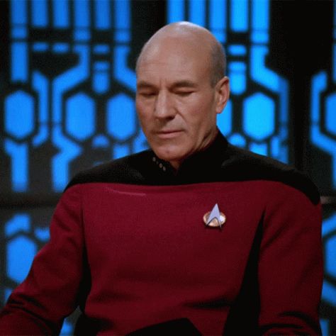 Facepalm Picard GIF - Facepalm Picard Star Trek - Discover & Share GIFs Shaking My Head Gif, Facepalm Gif, Star Trek Gif, Picard Star Trek, Face Palm, Deanna Troi, Marina Sirtis, Star Trek Funny, Star Trek The Next Generation