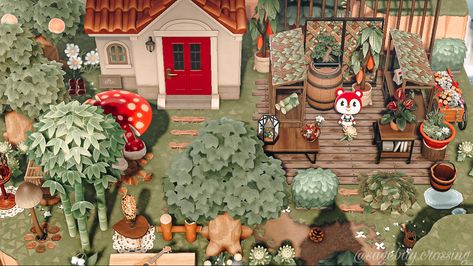 Acnh Poppy Yard, Acnh Builds, Cottage Core Style, Interesting Facts About Yourself, Stardew Valley, Animal Crossing, Home Remodeling, Poppies, Paradise