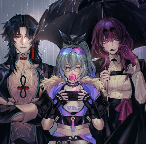 rezumn | comissions closed on Twitter: "#honkaistarrail #丹恒 #blade #kafka #SilverWolf Rainy day ☔️ https://t.co/n2Ueq0Olsb" / Twitter Silver Wolf X Kafka, Silver Wolf Kafka, Blade And Kafka, Blade Kafka, Kafka Honkai Star Rail, Kafka Honkai, Star Rain, Show Me The Way, Silver Wolf