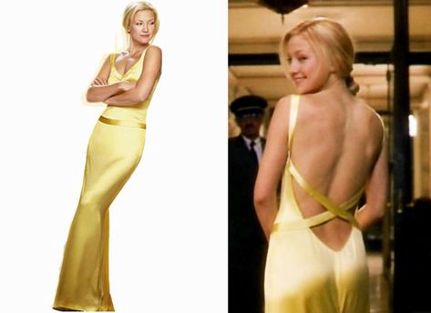 Kate Hudson 'Andie Anderson' in 'How to Lose A guy in 10 Days' How To Loss A Guy In 10 Days Dress, Andy Anderson Yellow Dress, Andie Anderson Yellow Dress, How Lose A Guy In 10 Days Yellow Dress, Chic Flicks, Kate Hudson Dress, Andie Anderson, Movie Dresses, Beach Bridesmaid