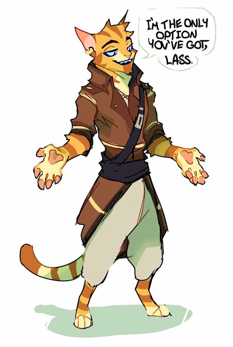 Orange Tabaxi Dnd, Tabaxi Drawing Reference, D&d Cat Character, Anthropomorphic Dog Character Design, Anthro Cat Reference, Tabaxi Bard Male, Feline Character Design, Cat Dnd Character, Khajiit Oc