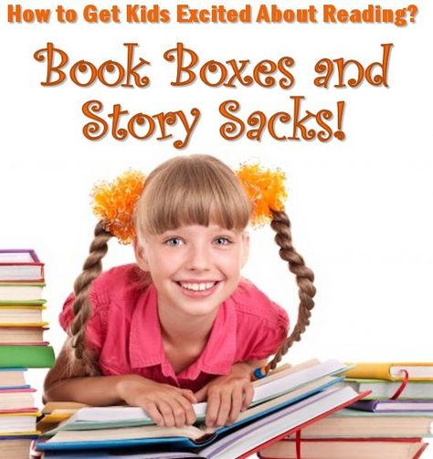 How to Make a Book Box or Story Sack Dr Seuss Snack Ideas, Story Sacks, Story Telling Activities, Story Sack, Homemade Books, Book Boxes, Story Activities, Quiet Activities, Kids Story Books