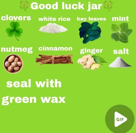 Good Luck Witchcraft, Luck Witchcraft, White Rice, Good Luck, Rice, Wax, Green