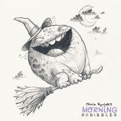 Monsters Drawings, Morning Scribbles, Chris Ryniak, Monster Sketch, Cute Monsters Drawings, Drawing Rocks, Devian Art, Monster Drawing, Cartoon Monsters