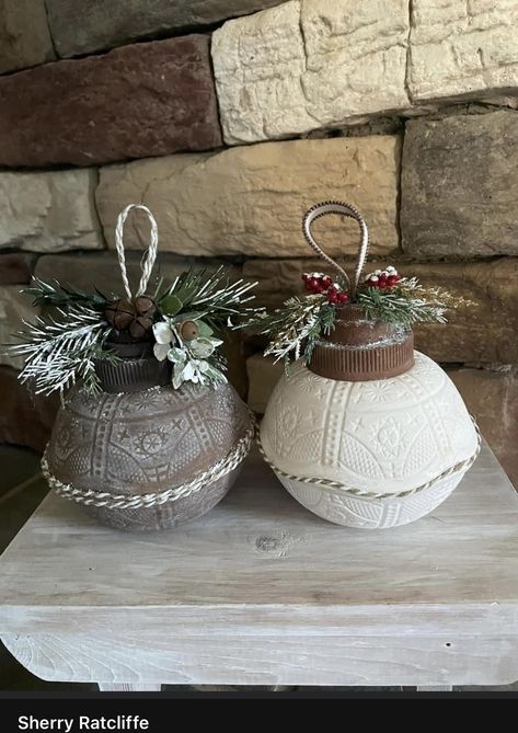 Dollar Store Bowl Ornaments, Dollar Tree Bowl Ornaments, Dollar Tree Ornaments Diy, Friends Christmas Ornaments, Tassel Tree, Diy Christmas Crafts To Sell, Primitive Christmas Crafts, Mothers Jewelry, Fashion Christmas Tree