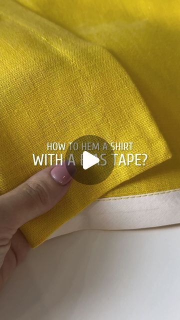 🧷 Trendy PDF sewing patterns on Instagram: "How to hem a shirt with a bias tape? Save this new sewing hack from the #vikisews_sewinghacks collection.

1️⃣ Place the bias tape to the shirt, right sides together, and align the edges all along the bottom. 
2️⃣ Fold the grown-on placket over to the right side of the fabric and then place the bias tape on top of it.
3️⃣ Stitch right over the fold that is closest to the edge, attaching the bias tape to the fabric. Press the seam. Clip the corner at the placket. 
4️⃣ Fold the bias tape over to the wrong side of the shirt. Turn the placket corner right side out.
5️⃣ Stitch from the wrong side of the fabric 1 mm away from the edge of the placket and bias tape, all in one go.

Now that’s beautiful! How do you like it? 😁" Hem A Shirt, Bias Tape Corners, Strip Quilt Patterns, Strip Quilt, Sewing Sleeves, Strip Quilts, What To Use, Sewing Needle, How To Hem Pants