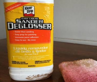 Liquid Sandpaper How To Use, Liquid Sandpaper, Refinished Desk, Paint Stain, Wood Surface, Sanding, Particle Board, Stain, How To Apply