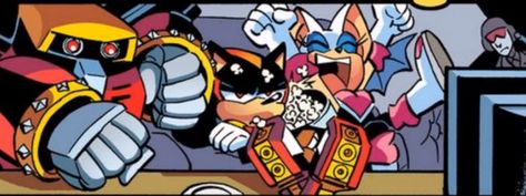 Best image of Team Dark ever... (from StH #269) Team Dark, Shadow And Rouge, Rouge The Bat, Sonic Heroes, Sonic Funny, Sonic 3, Blue Hedgehog, Sonic Franchise, Sonic And Shadow