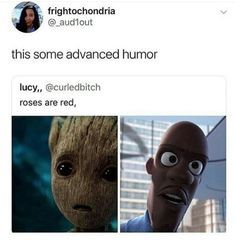 Omg its a third tier meme Advanced Humor, Laughing Funny, Super Suit, I Am Groot, Dc Memes, Roses Are Red, Disney Memes, Komik Internet Fenomenleri, Disney Funny