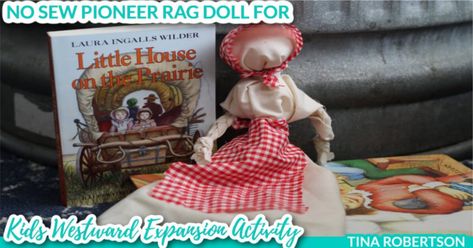 if your kids love the Little House on the Prairie series, or you’re learning about pioneers in general making a no sew pioneer rag doll is a perfect hands-on activity to learn a little about the culture back then. Your child will be creating art, doing a little math, learning history and geography, working those fine motor skills, learning basic skills, and having fun while doing it. Grab this hands-on kids activity for studying about westward expansion. Westward Expansion Projects, Westward Expansion Activities, Pioneer Day Activities, Pioneer Crafts, Doll For Kids, Westward Expansion, Learn History, Punched Tin, Little House On The Prairie