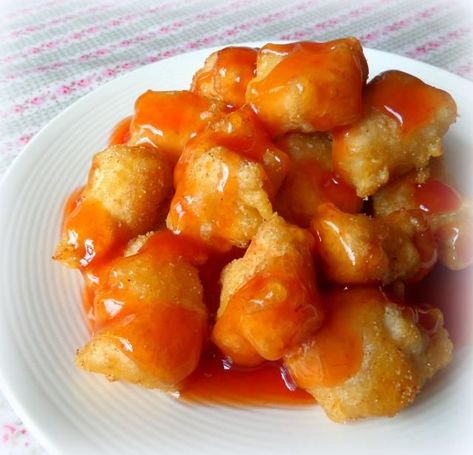 The English Kitchen: Sweet And Sour Chicken Balls . . . Combo Number Nine Part Deux Chinese Chicken Balls Recipe, Sweet And Sour Chicken Balls, Cantonese Recipes, Chicken Batter, Homemade Chinese Food, Chicken Balls, Sweet And Sour Sauces, Sweet And Sour Chicken, Sweet Sour Chicken