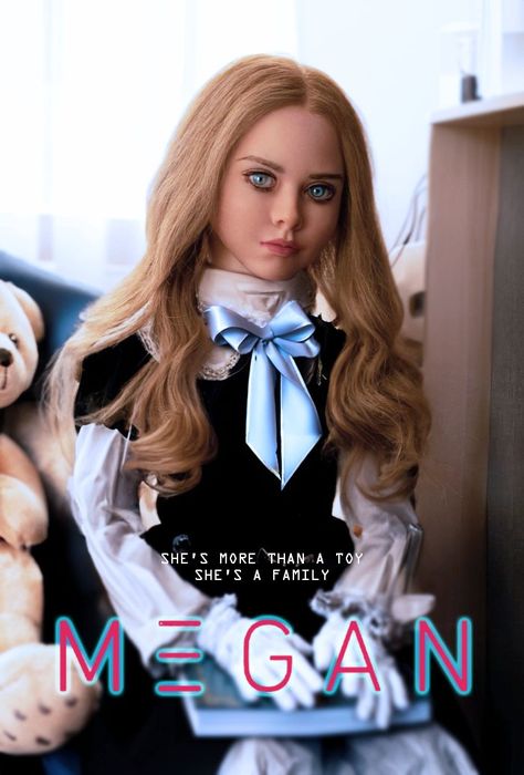 Megan Doll, Comic Movies, Character Portraits, Horror Art, Nerve, Cute Dolls, Horror Movies, Actors, Bts