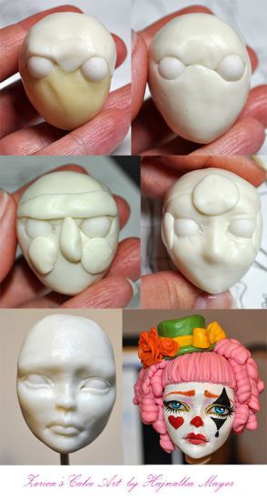 Fondant modeling chocolate mix. Not exactly how I planed, but it was just for fun :) Coraline Art, Clay People, Diy Wings, Clay Sculpting, Sculpture Art Clay, ดินปั้น Polymer Clay, Polymer Clay Figures, Clay Stuff, Fondant Tutorial