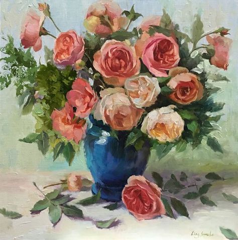 Plants Drawings, Renoir Paintings, Oil Painting For Beginners, Auguste Renoir, Watercolor Tulips, Pierre Auguste, Flower Paintings, Floral Illustration, Plant Drawing