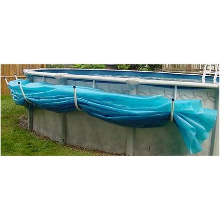 Aboveground Swimming Pool Solar Blanket Cover Saddle - Set of 5 Brackets Pool Solar Cover, Pool Items, Oberirdischer Pool, Above Ground Pool Cover, Pool Oasis, Solar Pool Cover, Piscina Intex, Pool Storage, Pool Stuff