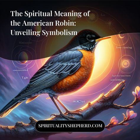 Struggling with the spiritual meanings behind American Robins? Uncover the link between these beautiful birds, spirituality, and energy by visiting my site. Don't forget to save this pin right now to easily revisit the intriguing symbolism of the American Robin anytime you want. Robin Spiritual Meaning, Robin Meaning, Native American Traditions, American Robin, Common Birds, A Robin, Celtic Mythology, Christian Symbols, Dream Interpretation