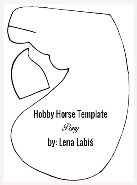 Hobby Horse Bridle Diy, Hobby Horse Pattern Free, Hobby Horse Accessories Diy, Hobby Horse Pattern, Paper Flower Bouquet Diy, Horse Template, Printable Wall Collage, Horse Ears, Bonnet Pattern