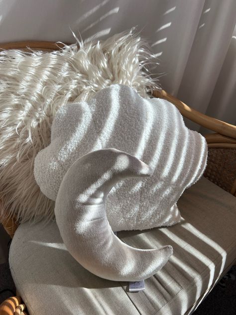 Nothing like a bit of natural light shining onto these beautiful textured cushions, the seashell being made from a luxurious micro boucle and the moon in a velvety mohair fabric 🌙 🐚 Shop this dreamy duo via the product tags now! #edieandjoe #handmade #smallbusiness #smallbusinessowner #scandinursery #bouclemobile #babycushion #nurseryideas #neutralnursery #velvetmooncushion #mooncushion #genderneutralnursery #oceanthemenursery #handmadebabygift #moonthemenursery #nurserydecor #nurseryinspo... Scandi Nursery, Mohair Fabric, Ocean Themed Nursery, Handmade Baby Gifts, Nursery Inspo, Gender Neutral Nursery, Fabric Shop, Nursery Neutral, Nursery Themes