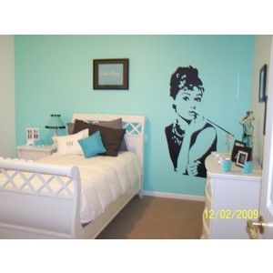 Tiffany Blue Room Decor return | Tiffany and Co. Caroline Style - Girls' Room Designs - Decorating Idea ... Tiffany Blue Rooms, Tiffany Bedroom, Tiffany Room, Blue Room Decor, Teenage Girl Room, Blue Room, My Space, Blue Rooms