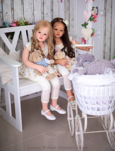 Reborn Baby Dolls Twins, Big Baby Dolls, Reborn Child, Become Productive, Real Looking Baby Dolls, Baby Dolls For Toddlers, Reborn Toddler Girl, Real Life Baby Dolls, Dolls Custom