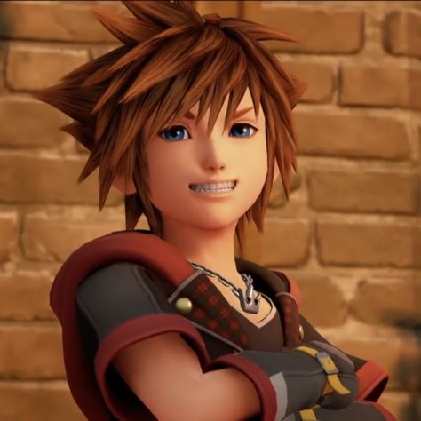 Kingdom Hearts 4 Sora, Sora Kh Pfp, Sora Kingdom Hearts Icon, Sora Kh3, Sora Kingdom Hearts 3, Kh Sora, Sora Kh, Game Pfp, Sora And Kairi