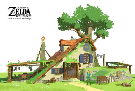 Home Redesign, Environment Props, Bg Design, Legend Of Zelda Breath, Game Concept Art, Zelda Breath, Game Concept, Visual Development, Environment Design