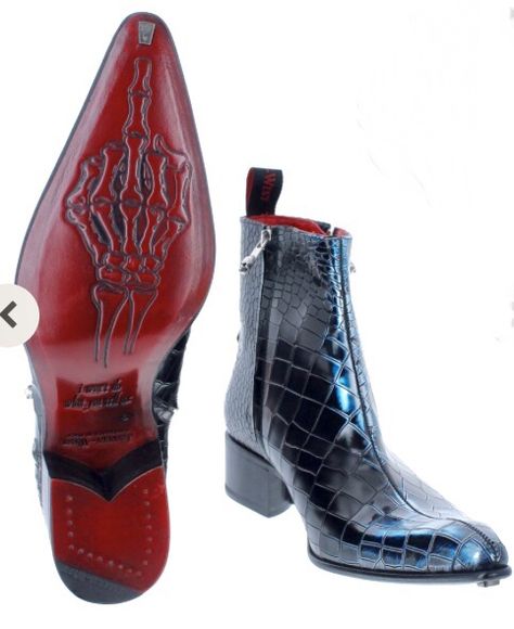 Jeffery West Shoes, Goth Cowboy Boots, Butch Cowboy, Punk Cowboy, Funky Boots, Jeffery West, Trajes Country, Dr Shoes, Funky Shoes