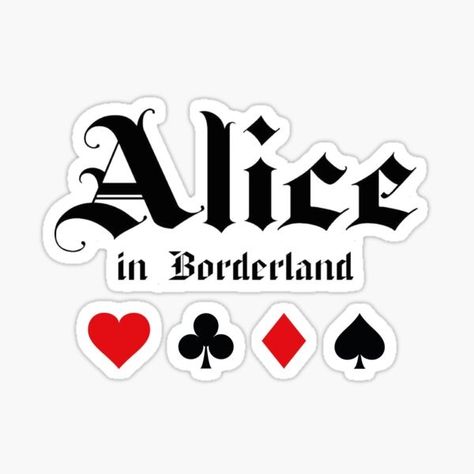 "alice in borderland joker card" Sticker for Sale by shop jupiter | Redbubble Alice In Borderland, Joker Card, Borderlands, Trending Topics, Science Poster, Sticker Design, Stranger Things Fanart, Vinyl Sticker, Fan Art