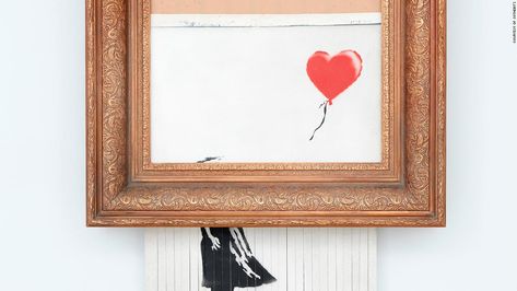 Banksy Work, Girl With Balloon, Banksy Artwork, Banksy Paintings, Its A Girl Balloons, Paradise City, Banksy Canvas, Art Historian, Love Is